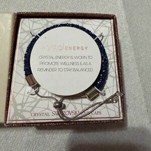 Swarovski Crystal Energy Bracelet - Deep Blue